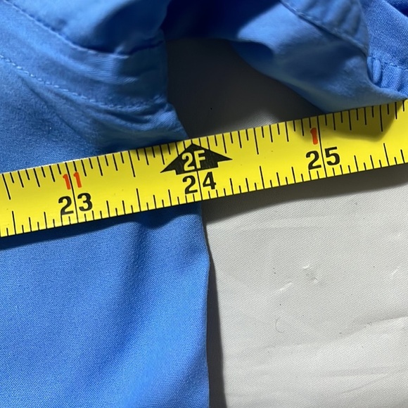 Express 1MX Modern men's button down dress shirt medium blue Size M - Picture 4 of 5